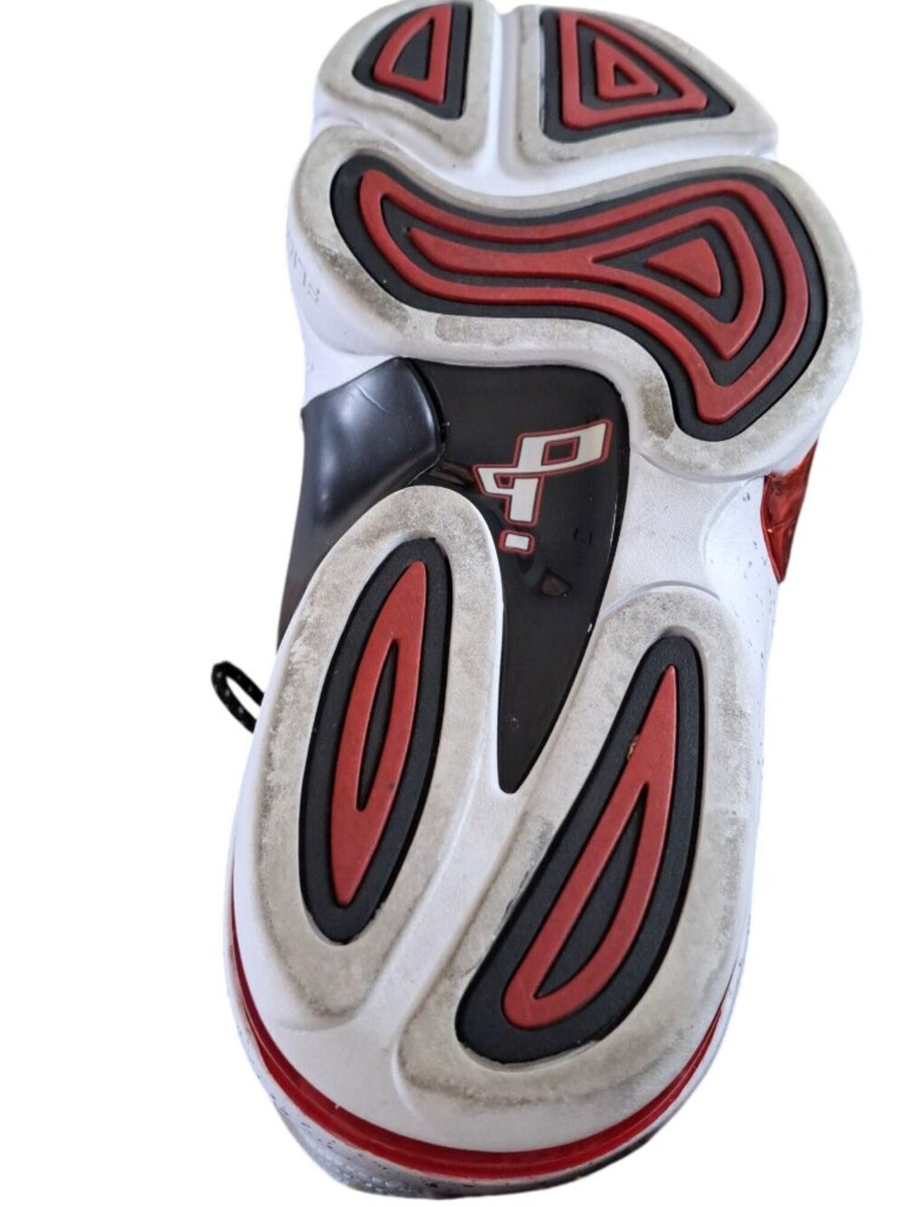 Nike Air Scottie Pippen 6 Men's 12.5 White/Black/Red Basketball Shoes - Picture 14 of 16